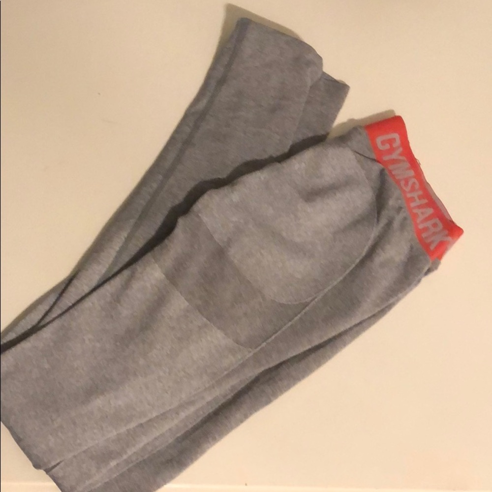 Gymshark Flex Gray/Hot Pink Legging- Size Small